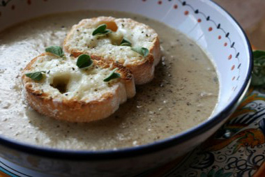 Porcini Farro Soup recipe
