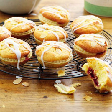 Cherry almond tarts recipe