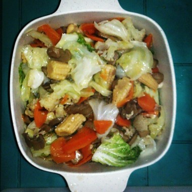 Sauteed Mix Vegetables with mushrooms