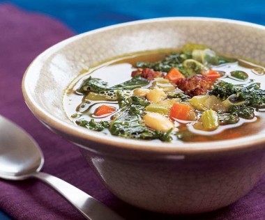 Two-Bean Soup with Kale