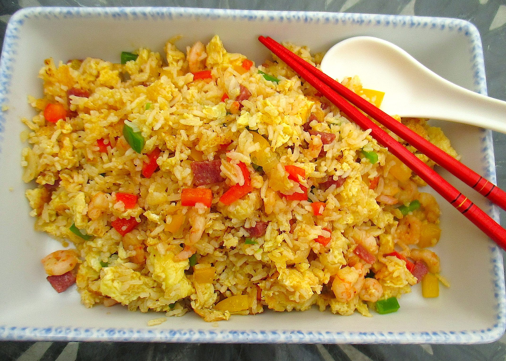 Shrimp And Lap Cheong Fried Rice